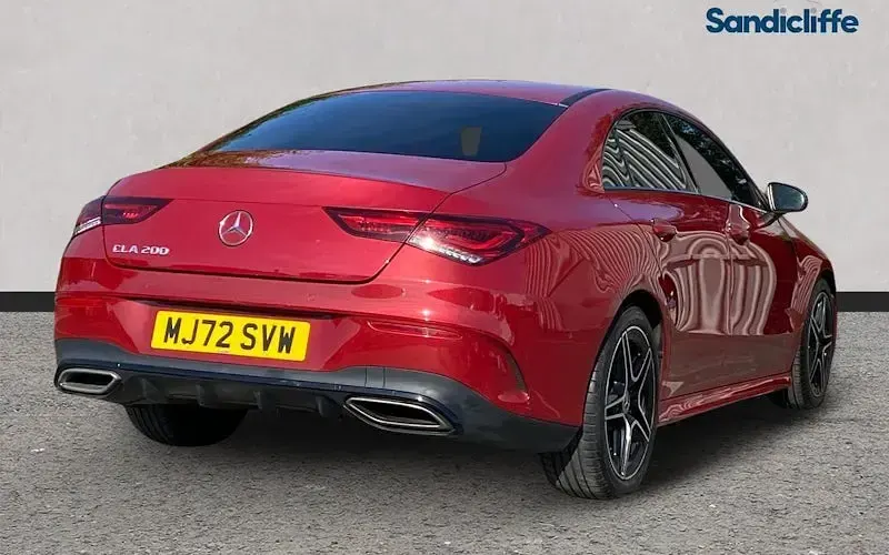 Used Mercedes CLA200 Executive 163 HP (119 kW) 2022 Red Coupe