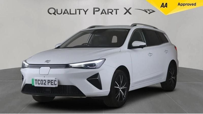 Used MG MG5 EV Trophy 114 kW (156 HP) 2022 White Estate