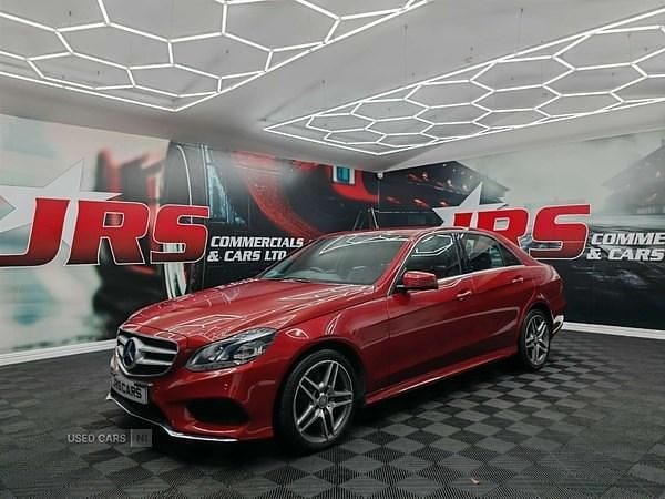 Used Mercedes E220 AMG 170 HP (125 kW) 2014 Red Sedan