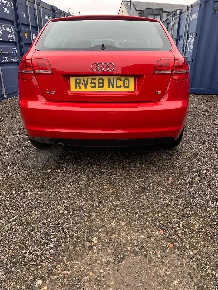 Used Audi A3 100 HP (73 kW) 2008 Red Hatchback