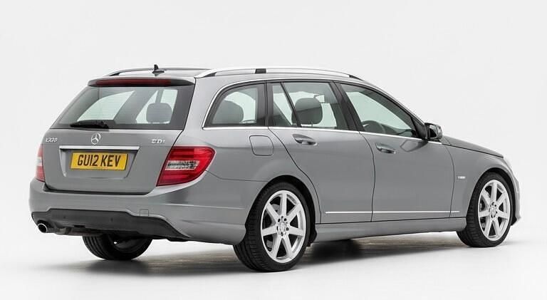 Używany Mercedes C220 2012 Srebrny Kombi