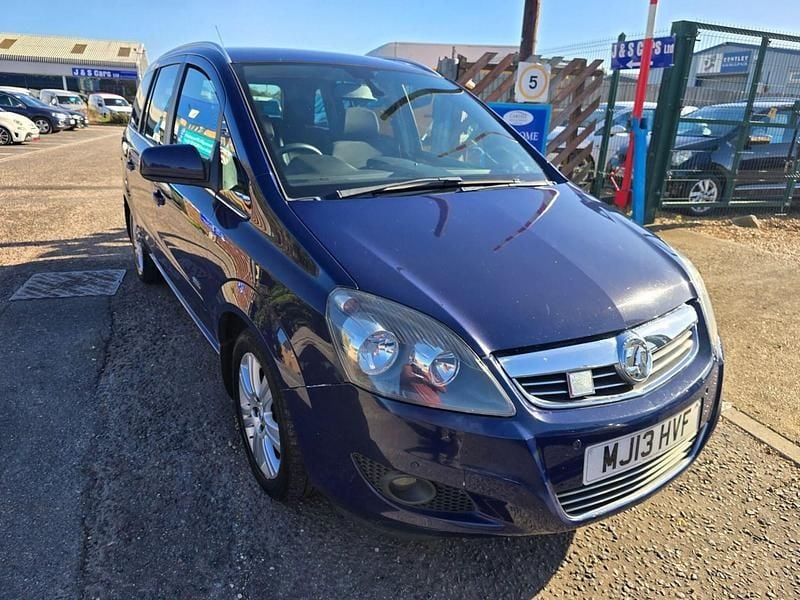 Blue Used 2013 Vauxhall Zafira Design Edition MPV | £2,999 (Fair price) - Image 1/4
