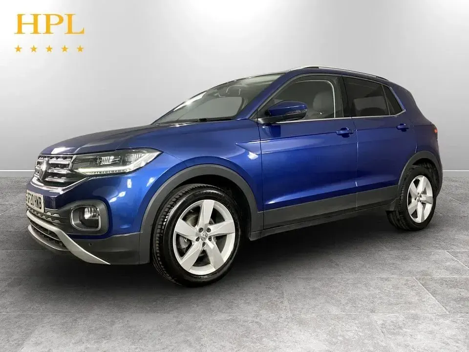 Used VW T-Cross SEL 115 HP (84 kW) 2020 Blue SUV
