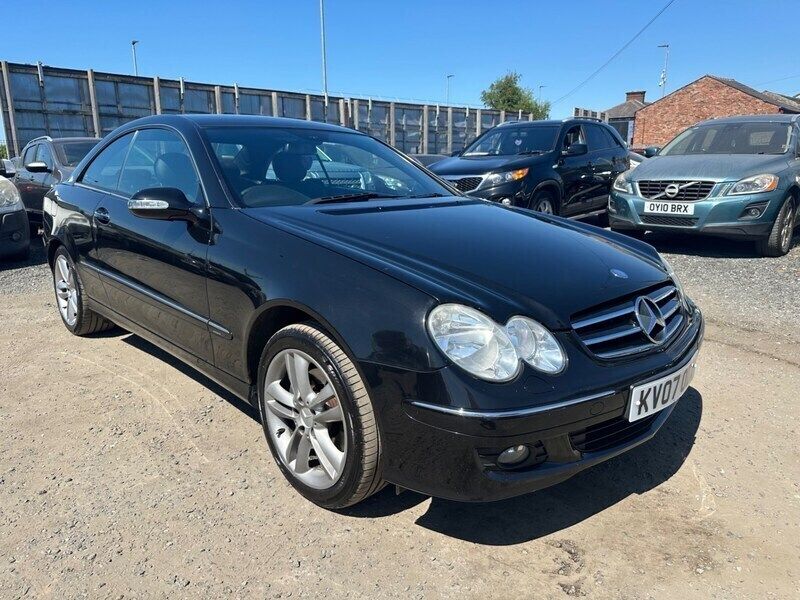 Black Used 2007 Mercedes CLK280 Avantgarde Coupe | £1,895 (A bit pricey) - Image 1/4