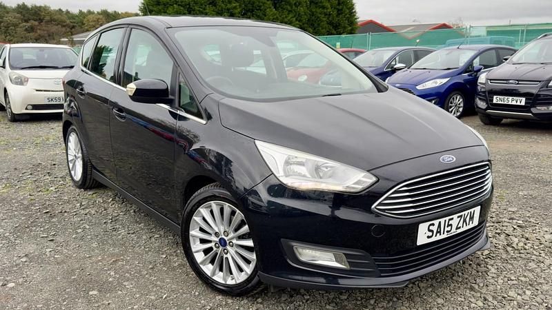 Black Used 2015 Ford C-MAX Titanium MPV | £6,495 (Fair price) - Image 1/4