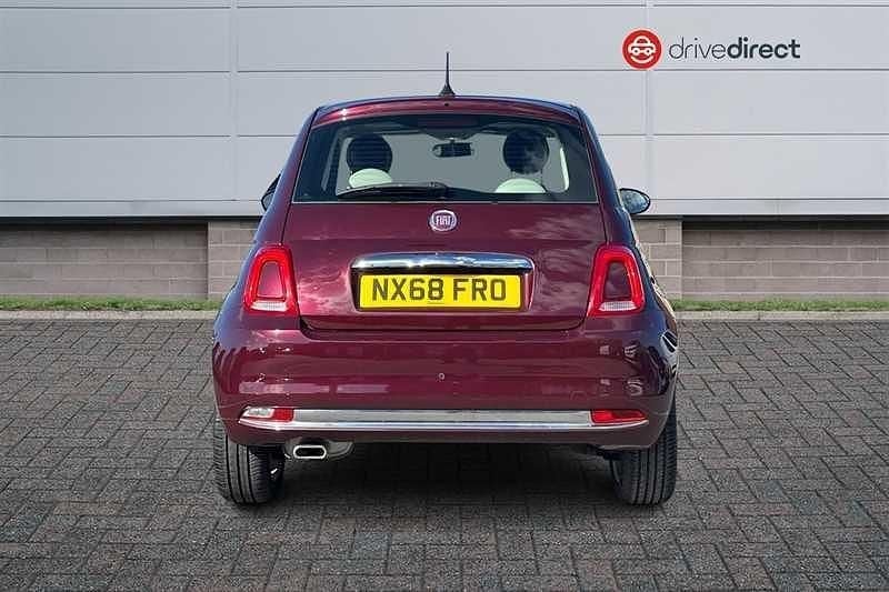 Used Fiat 500 Lounge 69 HP (50 kW) 2018 Red Hatchback