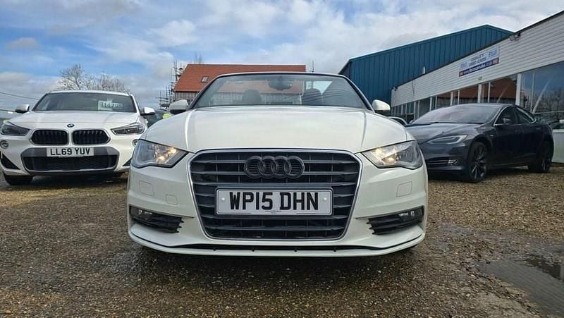 Used Audi A3 Cabriolet Sport 150 HP (110 kW) 2015 White Cabriolet