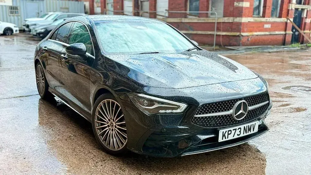 Used Mercedes CLA200 AMG line 2023 Black Coupe