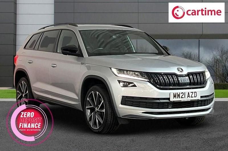 Silver Used 2021 Skoda Kodiaq SportLine SUV | £28,000 (Fair price) - Image 1/4