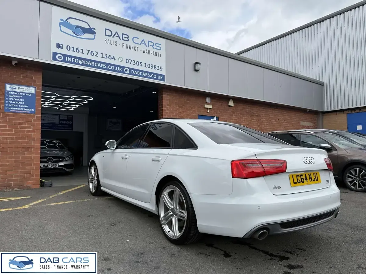 Used Audi A6 Black Edition 2014 White Sedan