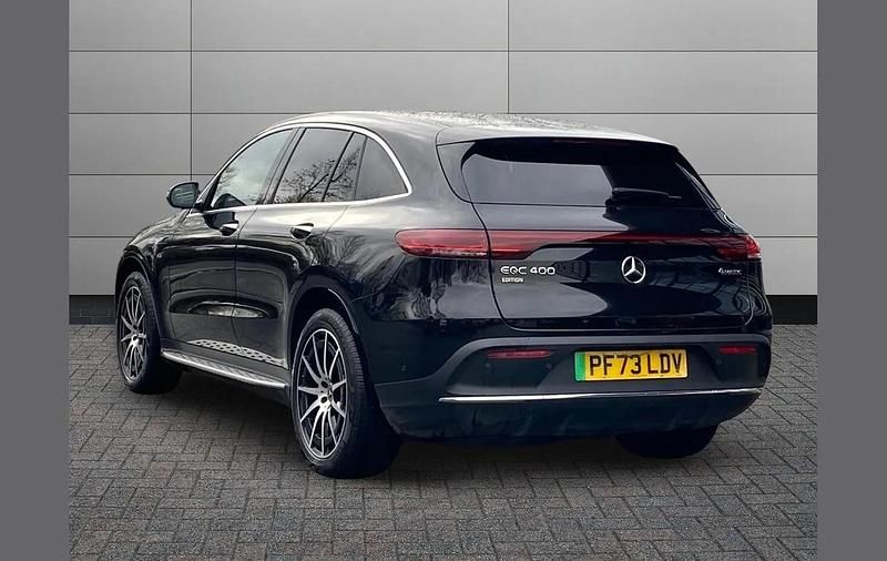 Used Mercedes EQC400 AMG line 300 kW (408 HP) 2023 Obsidian black SUV