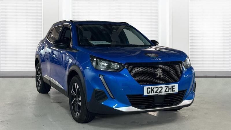 Blue Used 2022 Peugeot 2008 Allure Premium SUV | £13,795 (Fair price) - Image 1/2