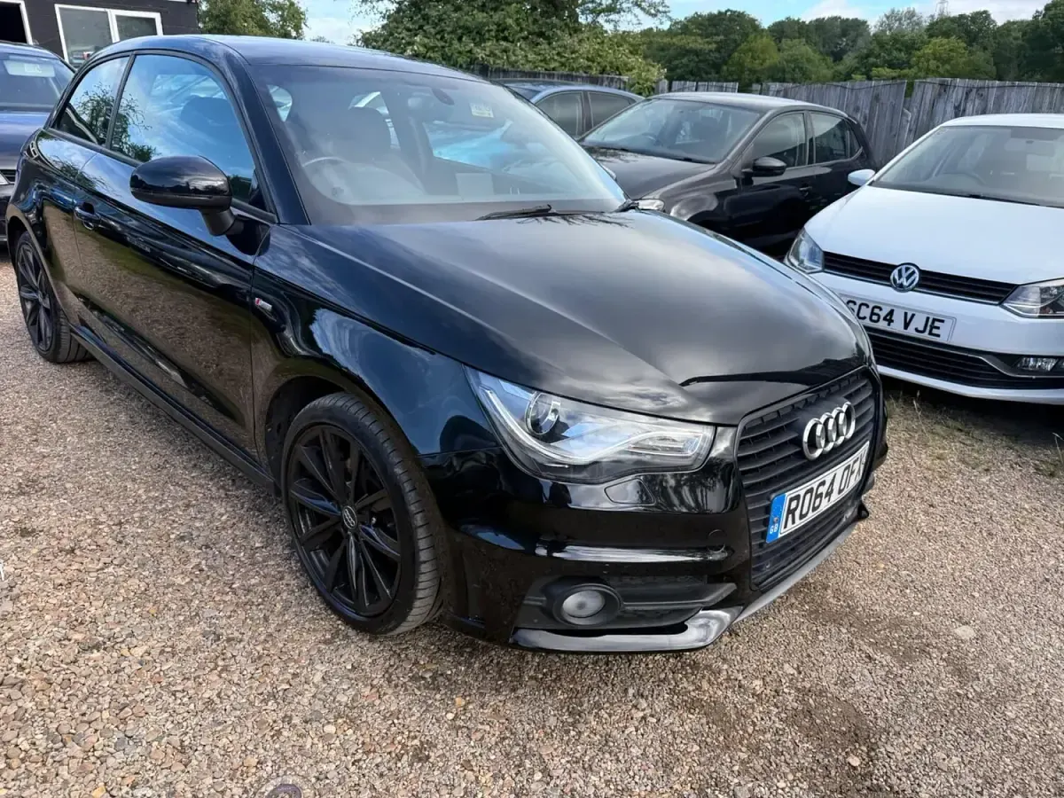 Used Audi A1 S-Line 122 HP (89 kW) 2014 Black Hatchback