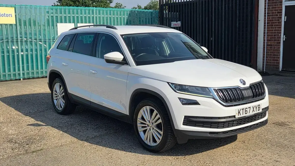 Used Skoda Kodiaq SE L 150 HP (110 kW) 2018 White SUV