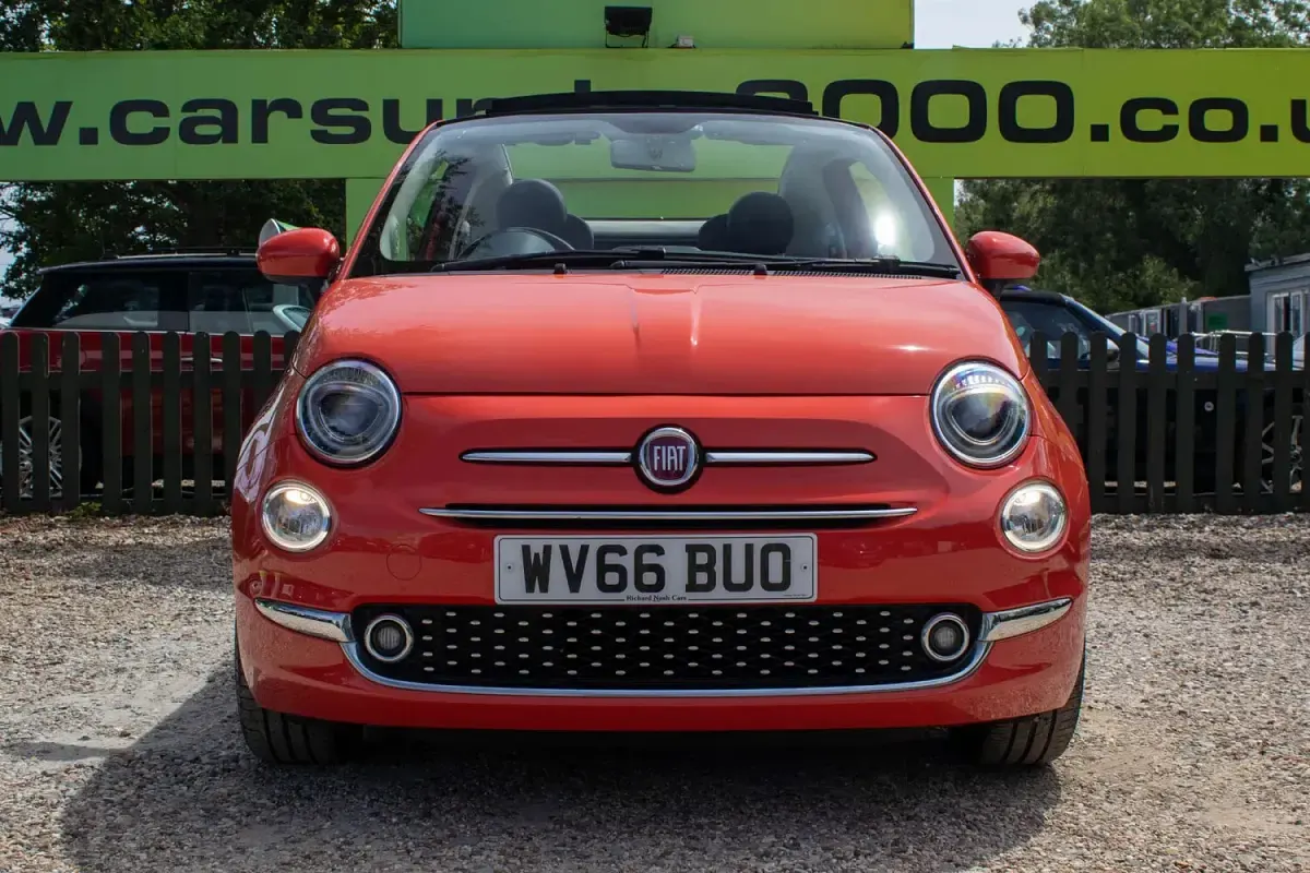 Used Fiat 500C Lounge 69 HP (50 kW) 2016 Pink Cabriolet
