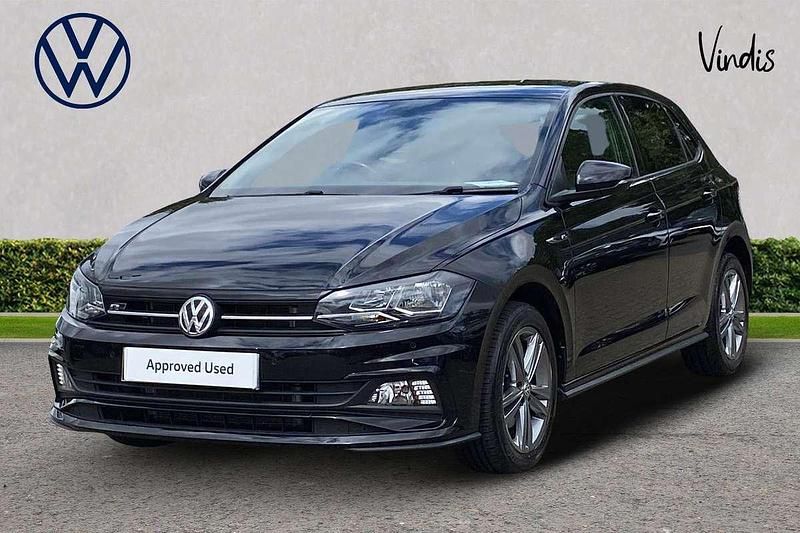 Black Used 2020 VW Polo R-line Hatchback | £14,356 (Fair price) - Image 1/3