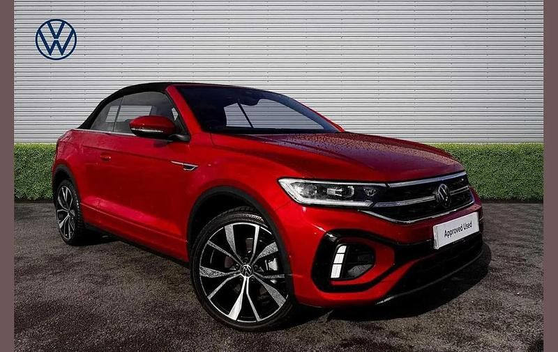 New VW T-Roc Cabriolet R-line 150 HP (110 kW) 2025 Red Cabriolet