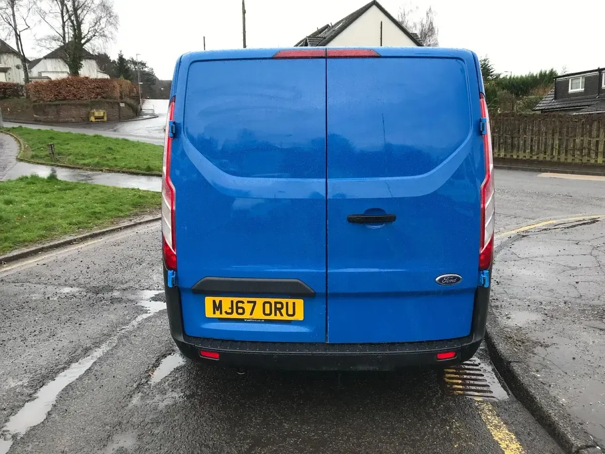 Used Ford Transit Custom Trend 130 HP (95 kW) 2018 Blue Van