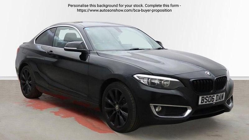 Used BMW 218 Luxury Line 2016 Black Coupe