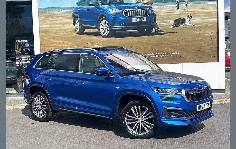 Used Skoda Kodiaq LAURIN & KLEMENT 150 HP (110 kW) 2023 Race blue metallic SUV