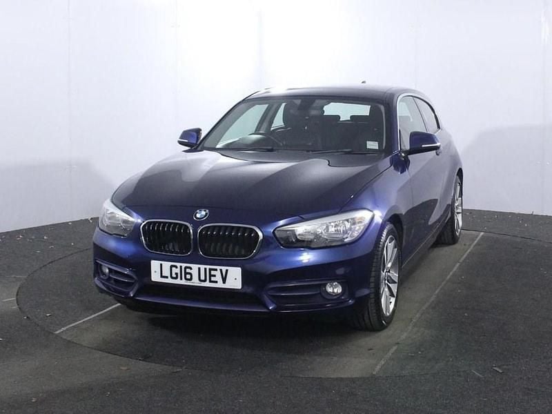 Used BMW 118 Sport Line 136 HP (100 kW) 2016 Blue Hatchback