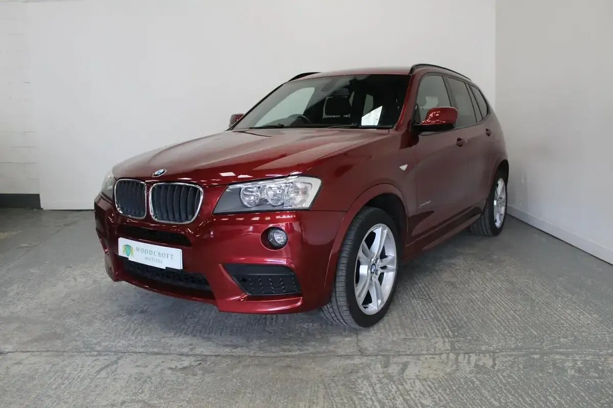 Used BMW X3 M Sport 184 HP (135 kW) 2012 Red SUV