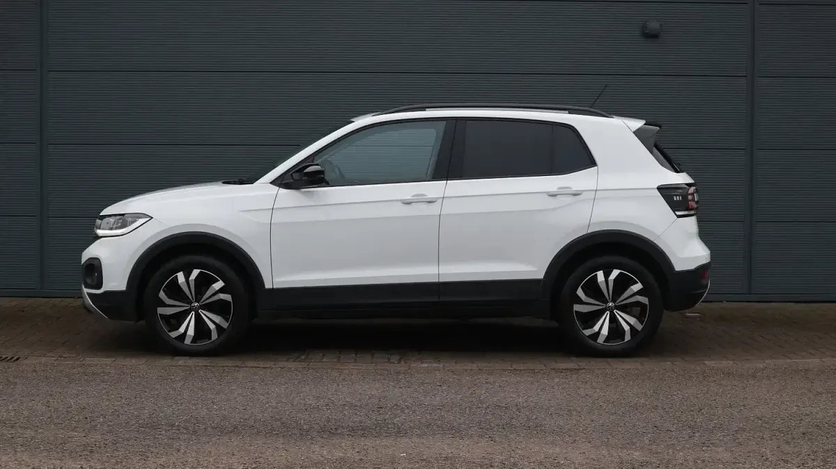 Used VW T-Cross Black Edition 110 HP (80 kW) 2023 White SUV
