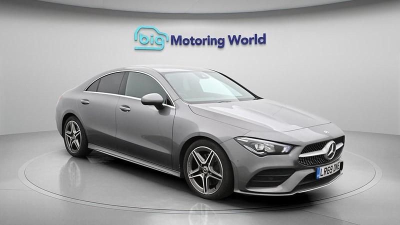 Used Mercedes CLA200 AMG line 163 HP (119 kW) 2019 Grey Coupe