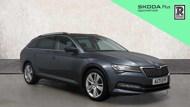 Used Skoda Superb SE L 150 HP (110 kW) 2021 Grey Estate
