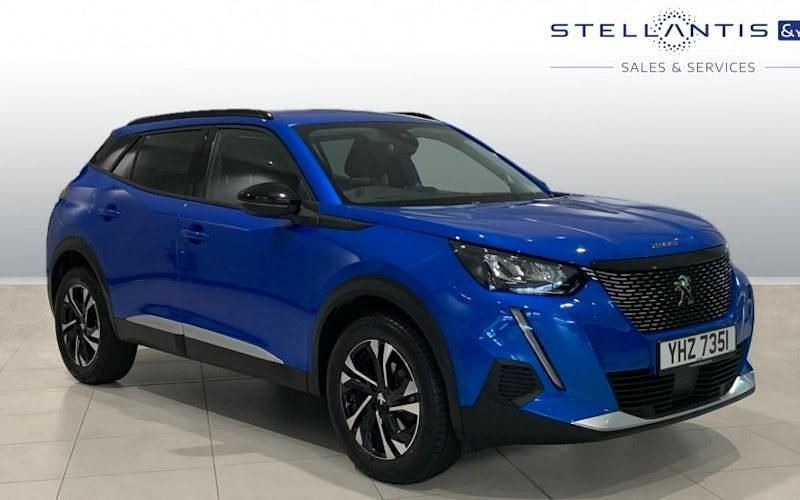Blue Used 2022 Peugeot 2008 Allure Premium SUV | £14,409 (Fair price) - Image 1/4