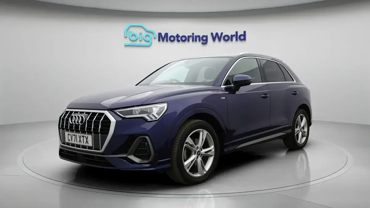 Begagnad Audi Q3 S-Line 148 HK (108 kW) 2021 Blå SUV