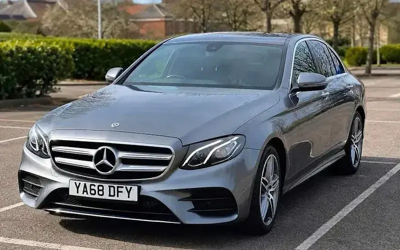 Used Mercedes E220 AMG Line Premium 194 HP (142 kW) 2018 Grey Sedan