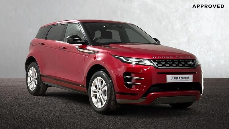 Red Used 2021 Land Rover Range Rover evoque R-Dynamic Estate | £21,000 (Good price) - Image 1/4