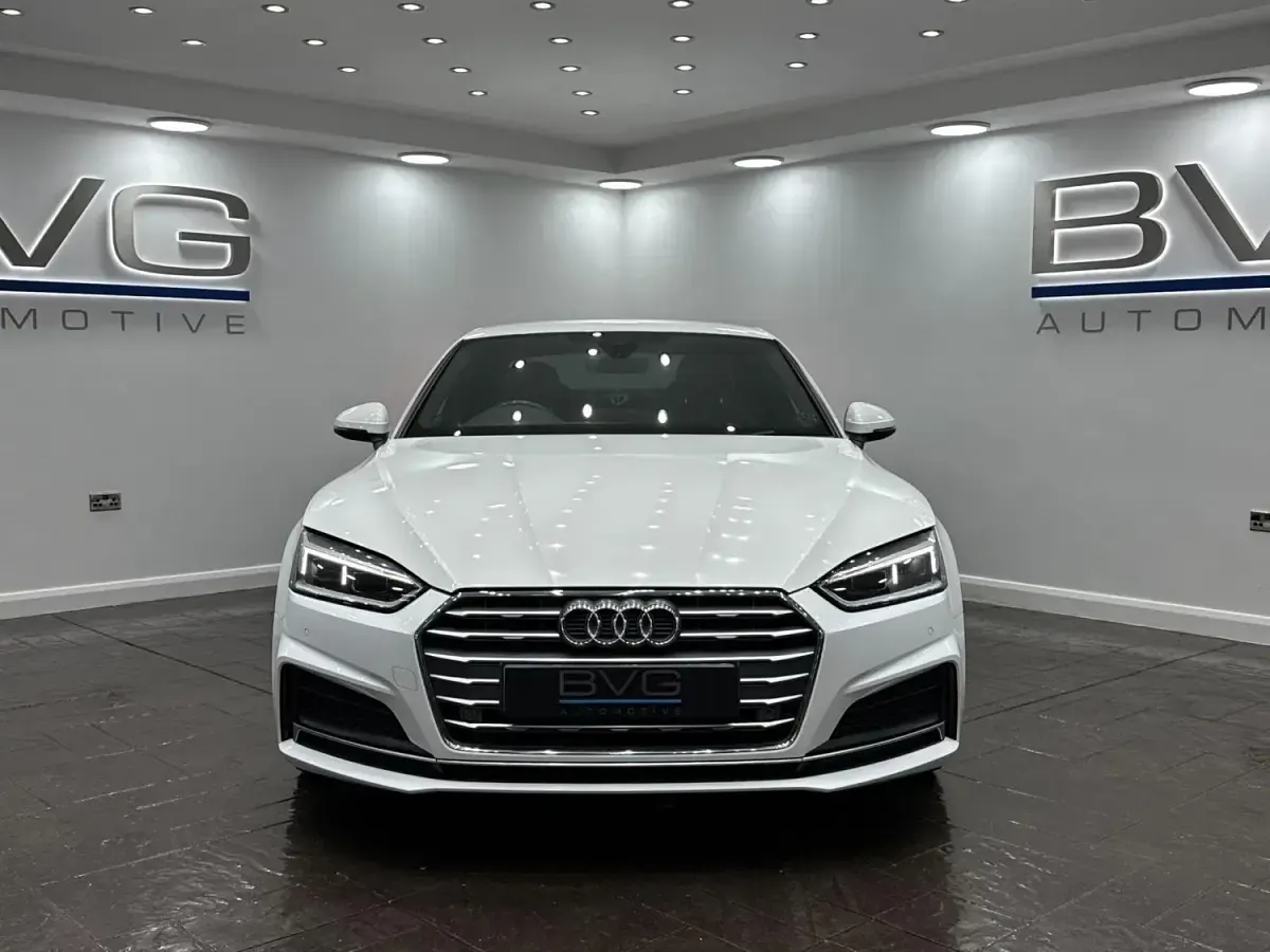 Second-hand Audi A5 S-Line 190 CP (139 kW) 2017 Alb Coupe