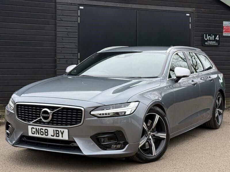Grey Used 2018 Volvo V90 R-Design Estate | £16,790 (Fair price) - Image 1/4