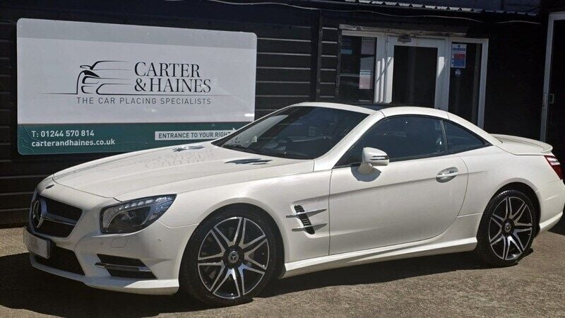 White Used 2014 Mercedes SL500 AMG Cabriolet | £19,995 (Good price) - Image 1/4
