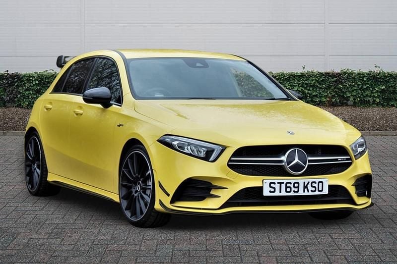 Used Mercedes A35 AMG 2020 Yellow Hatchback