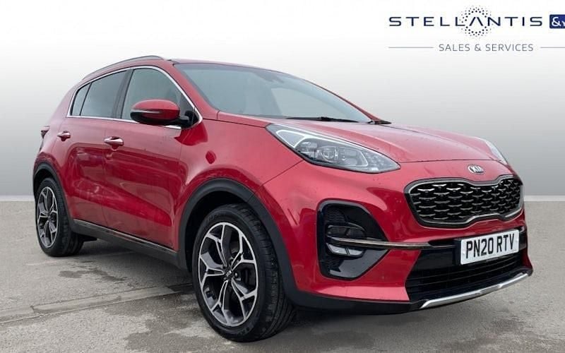 Used Kia Sportage GT-Line 177 HP (130 kW) 2020 Red SUV