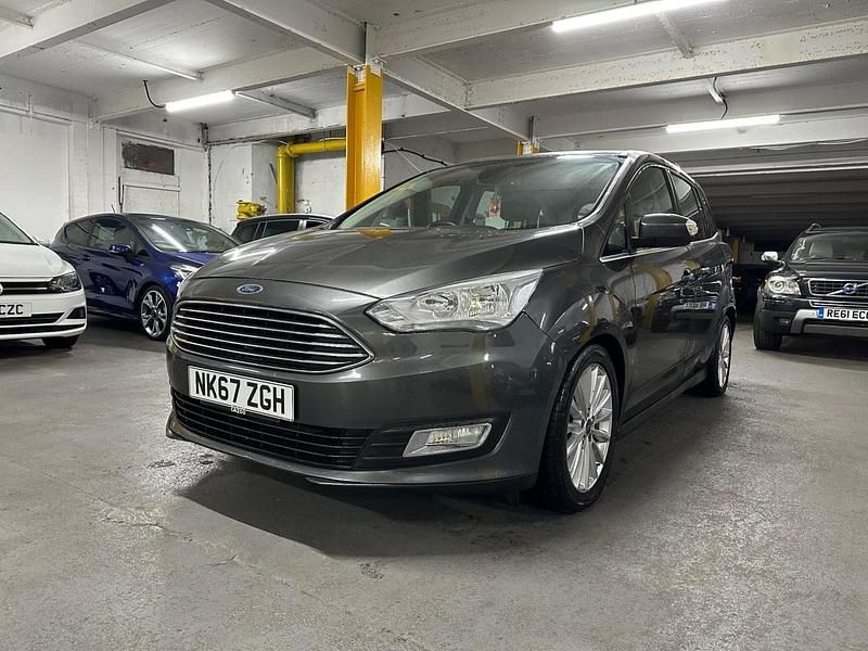 Used Ford Grand C-Max Titanium 120 HP (88 kW) 2017 Grey MPV