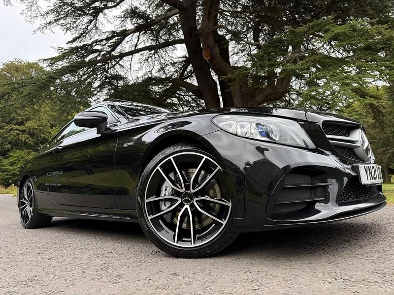 Black Used 2021 Mercedes C43 AMG Premium Plus Coupe | £31,995 (Fair price) - Image 1/4