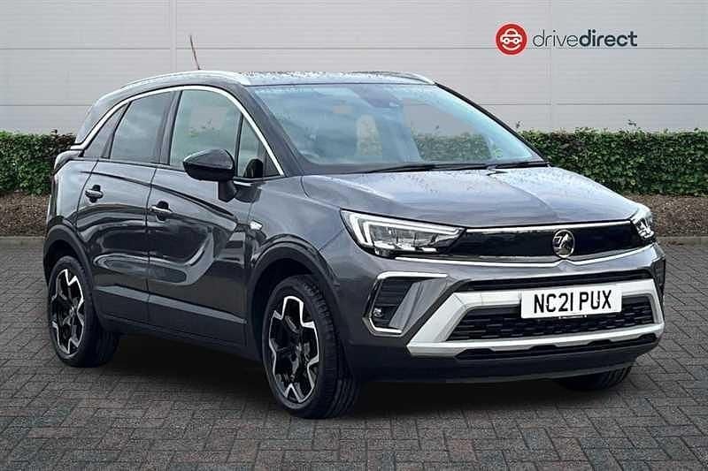 Used Vauxhall Crossland SRi 130 HP (95 kW) 2021 Grey SUV