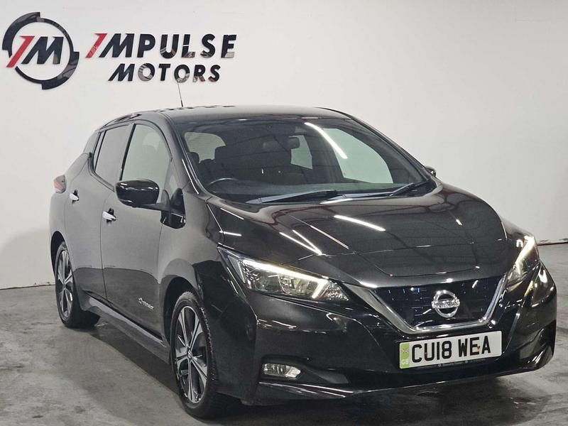 Used Nissan Leaf 110 kW (150 HP) 2018 Black Hatchback