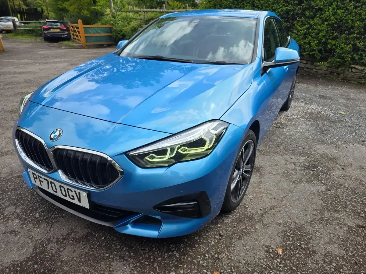 Used BMW 218 Sport Line 2021 Blue Coupe