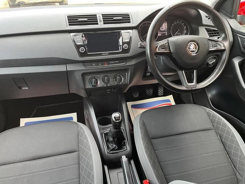 Used Skoda Fabia SE 2019 Red Estate