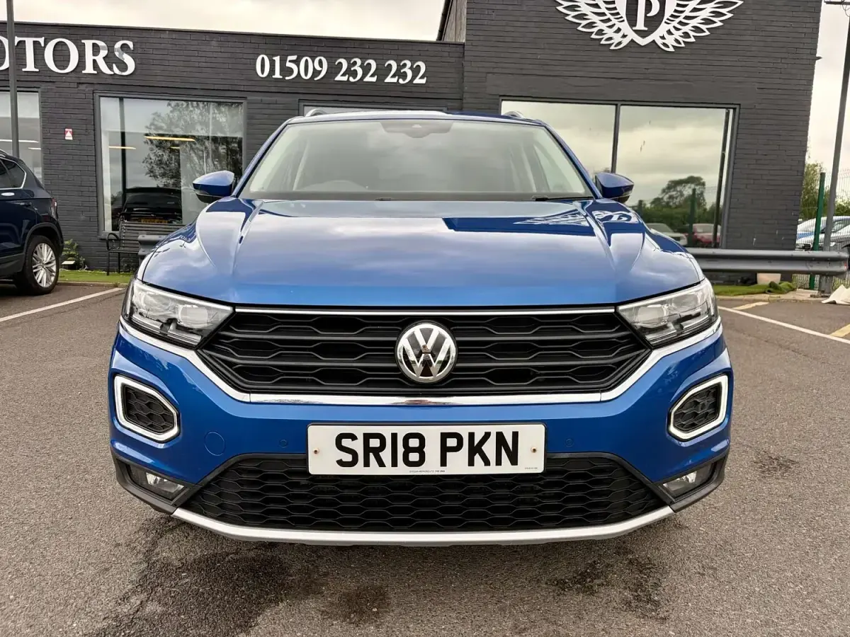 Used VW T-Roc SEL 150 HP (110 kW) 2018 Blue SUV