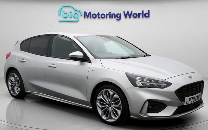 Silver Used 2021 Ford Focus ST-Line X Hatchback | £10,417 (Super price) - Image 1/4
