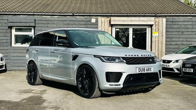 Silver Used 2018 Land Rover Range Rover Sport HSE SUV | £34,995 - Image 1/4