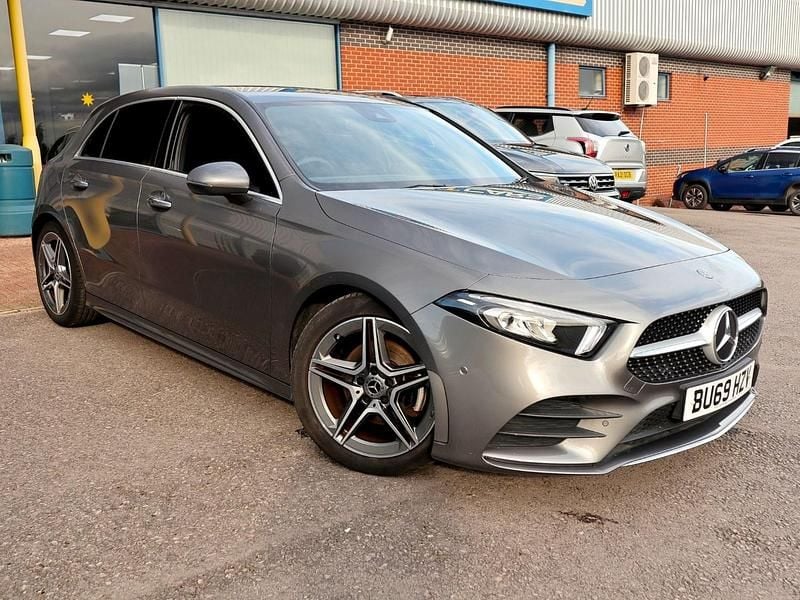 Grey Used 2019 Mercedes A180 AMG Line Premium Hatchback | £18,489 (A bit pricey) - Image 1/4