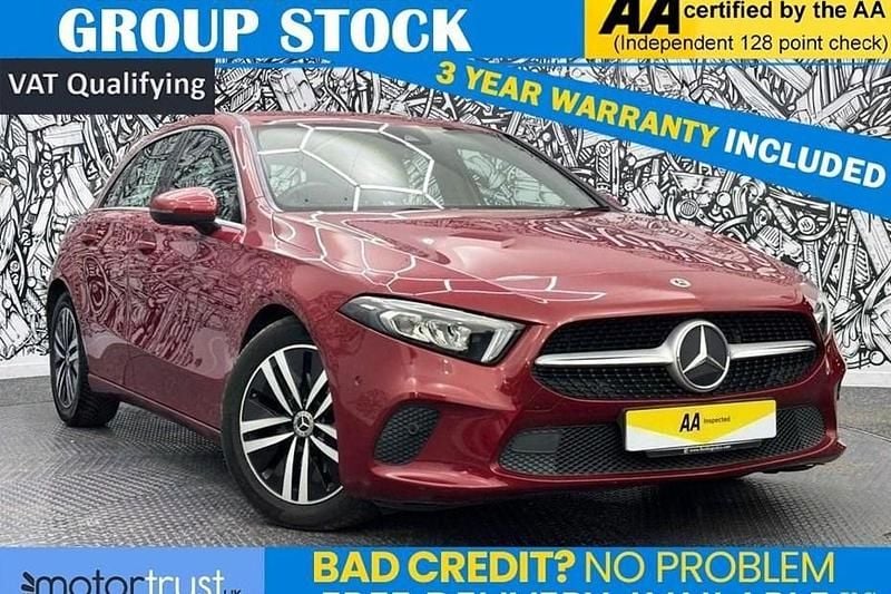 Used Mercedes A200 Executive 150 HP (110 kW) 2021 Red Hatchback