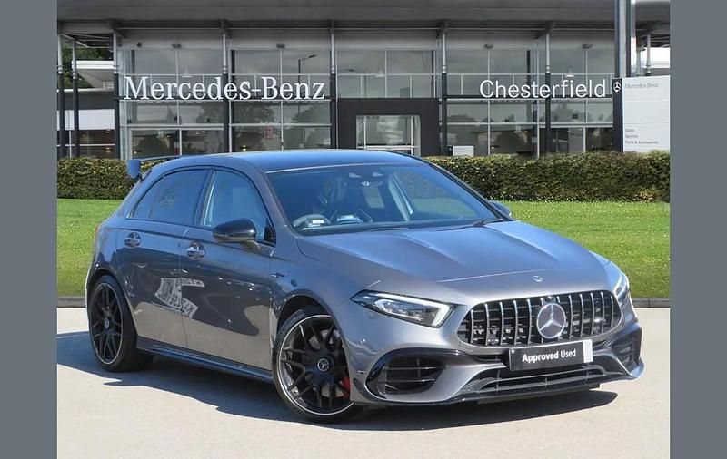 Used Mercedes A45 AMG 421 HP (309 kW) 2021 Grey Hatchback